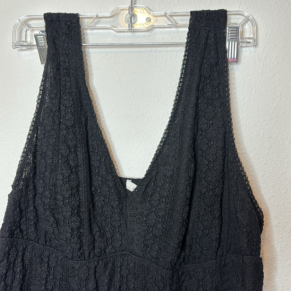 August Mist size 2X black lace body suit - Picture 3 of 9